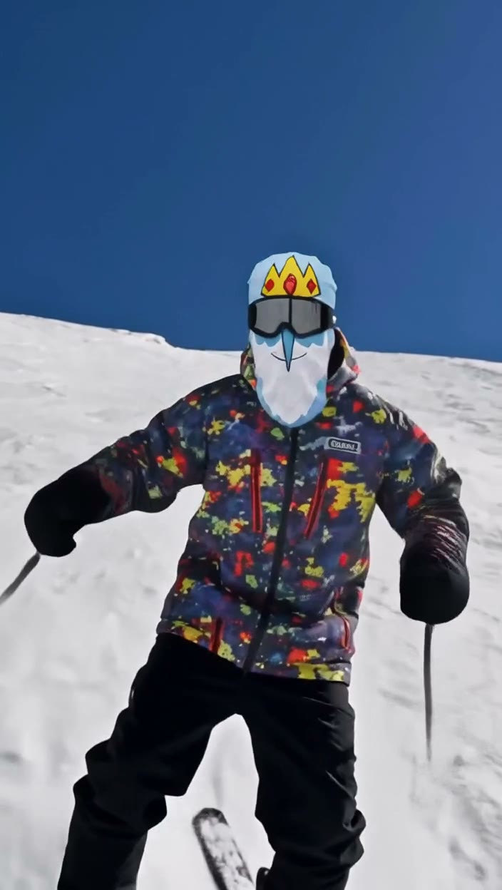 AdventureMask ski masks on the mountain