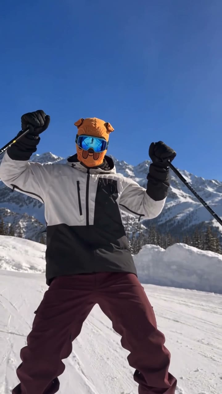 AdventureMask ski masks on the mountain